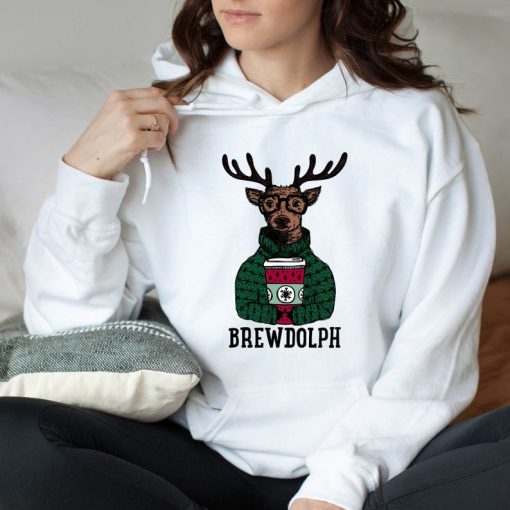 Brewdolph Christmas Hoodie, Christmas Hoodie, Reindeer Hoodie, Christmas Coffee, Merry Christmas, New Year Hoodie