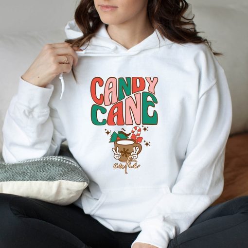 Candy Cane Cutie Hoodie, Christmas Hoodie, Merry Christmas, Christmas Hoodie For Women, Christmas Hoodie Gift