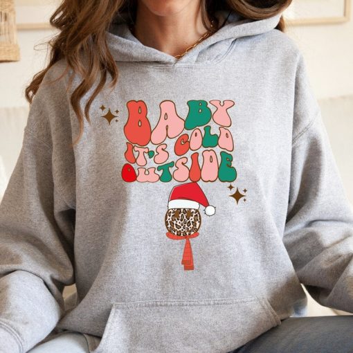 Baby It's Cold Outside Hoodie, Christmas Hoodie, Snowing Christmas Hoodie, Christmas Family Hoodie, Christmas Hoodie