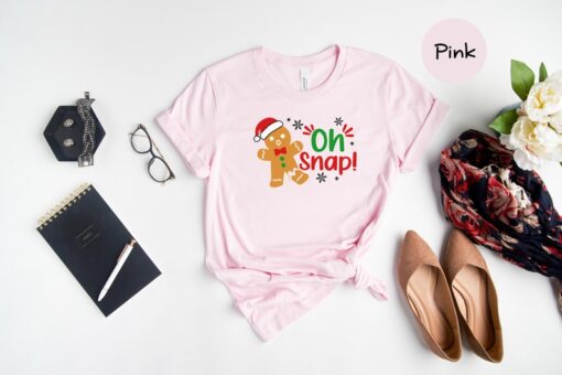 Oh Snap Gingerbread Shirt, Funny Broken Gingerbread, Holiday Apparel, Cookie Christmas T-Shirt, Funny Christmas Outfit