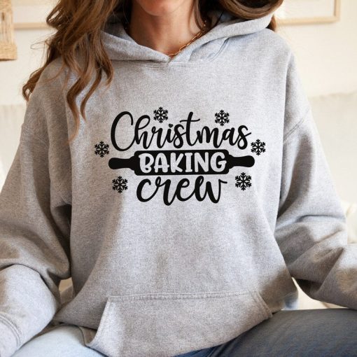 Christmas Baking Crew Hoodie, Christmas Hoodie, Christmas Baking Team, Funny Christmas Hoodie