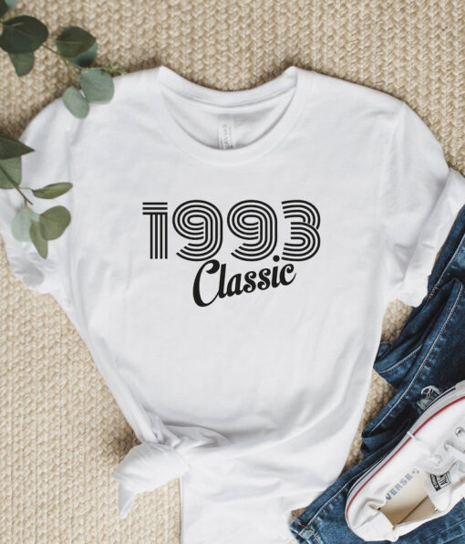 1993 Classic Birthday Shirt, Vintage 1993, Gift for Man, Gift for Women, Gift for Birthday Women Man, Birthday Shirt