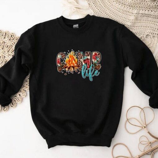 Camp Life Sweatshirt, Camping Sweatshirt, Encampment Sweatshirt, Hoodie To Wear At Camp, Cute Sweatshirt For Camp