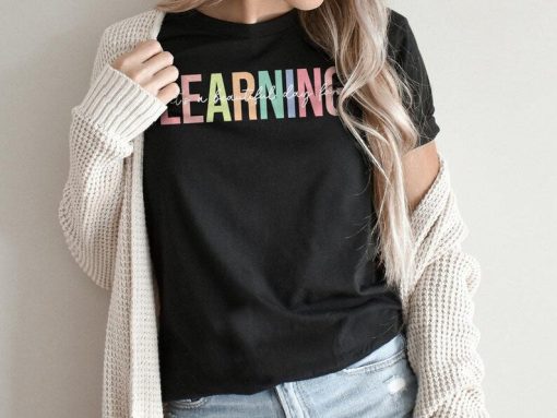 It's A Beautiful Day For Learning T-Shirt, Retro School Shirt, Teacher Quote Shirt, Motivational Shirt, First Day of School Tee