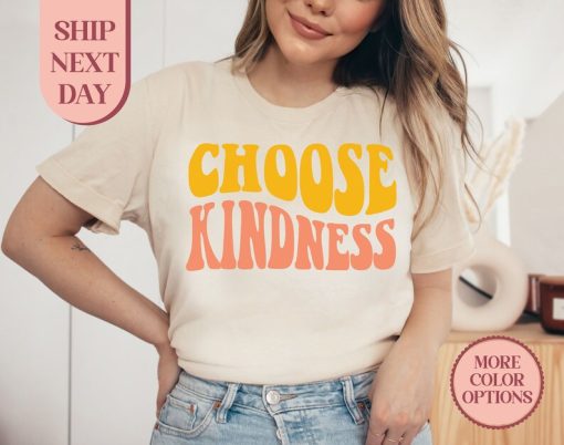 Retro Choose Kindness Shirt, Kindergarten Teacher Shirt, Teacher Kindness Apparel, Kindness Matters Tees, Teacher Team Clothes