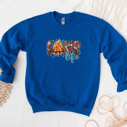 Camp Life Sweatshirt, Camping Sweatshirt, Encampment Sweatshirt, Hoodie To Wear At Camp, Cute Sweatshirt For Camp