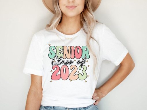 Senior Class of 2023 Graduation Shirt, Groovy College Graduation Shirt, Graduation Crew T-shirt, Graduation Gift Ideas 2023