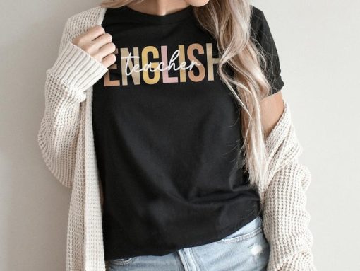 English Teacher Shirt, English Language Teacher, Language Teacher Gifts, Reading Shirt, Teacher Appreciation Shirt, English Tee