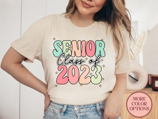 Senior Class of 2023 Graduation Shirt, Groovy College Graduation Shirt, Graduation Crew T-shirt, Graduation Gift Ideas 2023