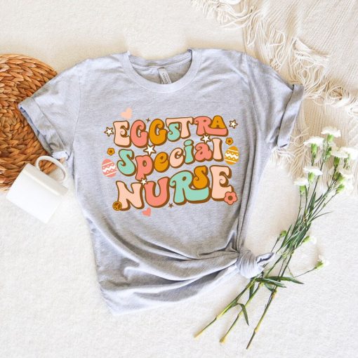 Nurse Easter Shirt, Easter Nurse Shirt, Groovy Nurse Shirt, Eggstra Special Nurse Tshirt, Nurse Shirts For Women, Nursing School Tee. Nurse