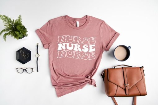 Groovy Nurse Shirt, Nurse Comfort Shirt, Groovy Nurse Shirt, New Nurse Xmas Gift, Registered Nurse, Nursing School Student Grad, Nurse Life