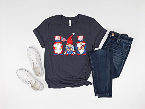 4th of July gnomes shirt, Gnome shirt, 4th of july shirt, fourth of july shirt, patriotic shirt, merica shirt, america shirt