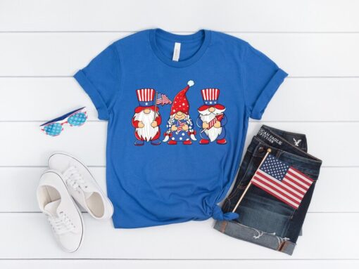 4th of July gnomes shirt, Gnome shirt, 4th of july shirt, fourth of july shirt, patriotic shirt, merica shirt, america shirt