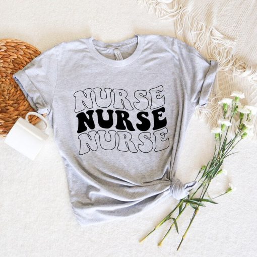 Groovy Nurse Shirt, Nurse Comfort Shirt, Groovy Nurse Shirt, New Nurse Xmas Gift, Registered Nurse, Nursing School Student Grad, Nurse Life