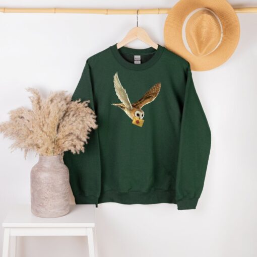 Owl Sweatshirt, Adventure Shirt, Animal Lover, Unisex Sweatshirt, Camping Sweatshirt Tee