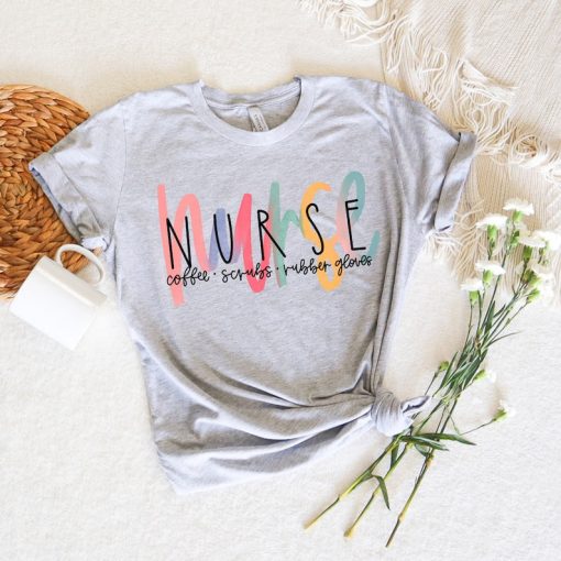 Nurse Shirt, Nurse Shirt For Work, RN Nurse Shirt, Cute Nurse Shirt, Nurse t-shirt, Registered Nurse Shirt, Nursing School Tee, Nurse Gift