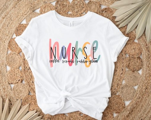 Nurse Shirt, Nurse Shirt For Work, RN Nurse Shirt, Cute Nurse Shirt, Nurse t-shirt, Registered Nurse Shirt, Nursing School Tee, Nurse Gift