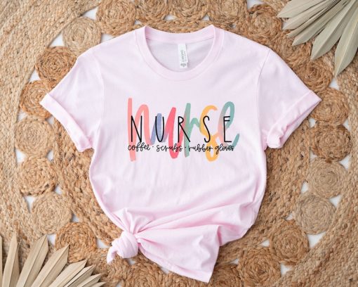 Nurse Shirt, Nurse Shirt For Work, RN Nurse Shirt, Cute Nurse Shirt, Nurse t-shirt, Registered Nurse Shirt, Nursing School Tee, Nurse Gift