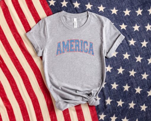 Retro Comfort America Shirt, Distressed 4th Of July Shirts, Happy 4th Of July Shirt, 4th Of July Gifts, Independence Day