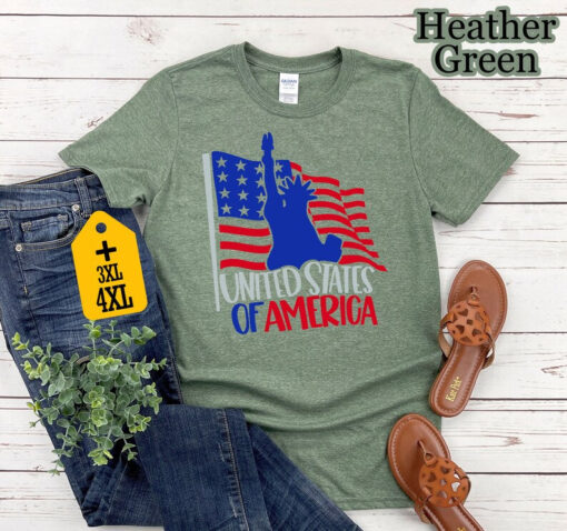 United States Of America Shirt, 4th Of July Shirt, Patriotic American Shirt, Memorial Day Shirt, Funny 4th Of July Tee