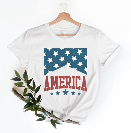 America Shirt, 4th of July TShirt, The Land of the Free Party Shirt, Independence Day Party Shirt, Proud American T-shirt