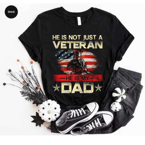 Dad Shirt, Fathers Day Gift, Military Dad Outfit, Fathers Day Shirt, Gift For Veterans Day, Veteran Dad Graphic Tees