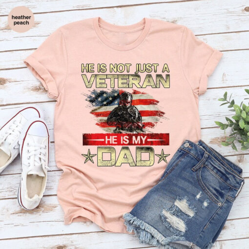 Dad Shirt, Fathers Day Gift, Military Dad Outfit, Fathers Day Shirt, Gift For Veterans Day, Veteran Dad Graphic Tees