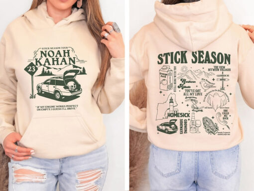 Noah Kahan 2 Sided Shirt, Noah Kahan Stick Season Tour 2023 Shirt, Stick Season Album Shirt, Folk Pop Music, Noah Kahan Merch Gift For Fan