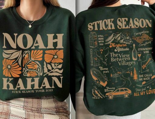 Noah Kahan Sweatshirt | Noah Kahan Folk Pop Country Music shirt | Vintage Noah Kahan Stick Season Shirt