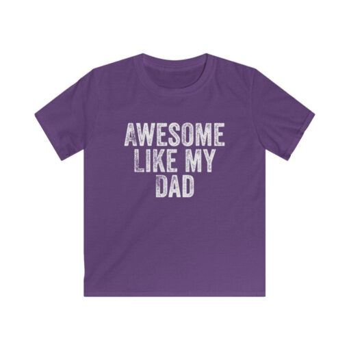 Like Father Like Daughter Shirt, Awesome Like My Dad, Matching Father's Day Shirts, Kids Fathers Day Shirt