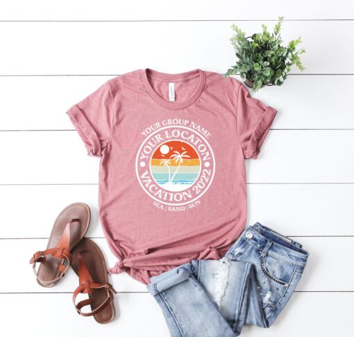 Summer Vacation 2023 T-shirt, Custom Summer Shirt, Custom Family Vacation Shirts, Family Vacation Shirts