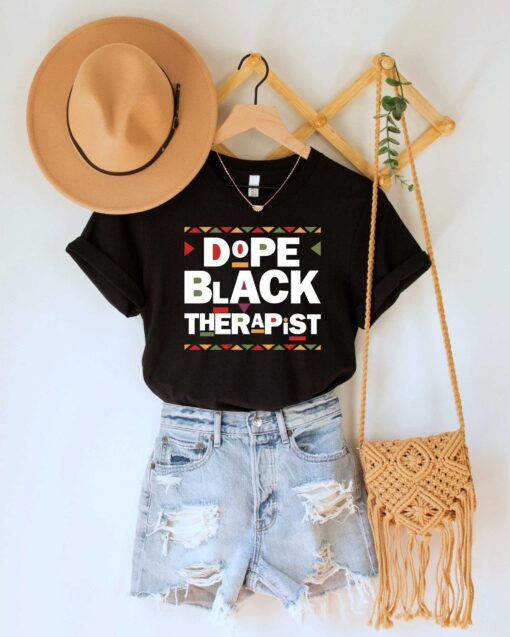 Dope Black Family Shirt, Dope Black Therapist Shirt, Therapy Shirt, Mental Health Awareness, Psychologist Shirt