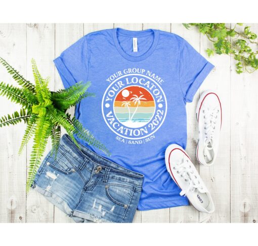 Summer Vacation 2023 T-shirt, Custom Summer Shirt, Custom Family Vacation Shirts, Family Vacation Shirts