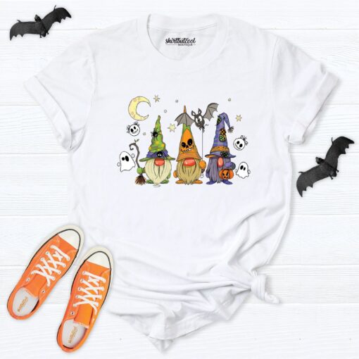 Halloween Gnomes T-Shirt, Halloween Shirt, Halloween Funny Shirt, Halloween Gnome Tee, Kids Halloween