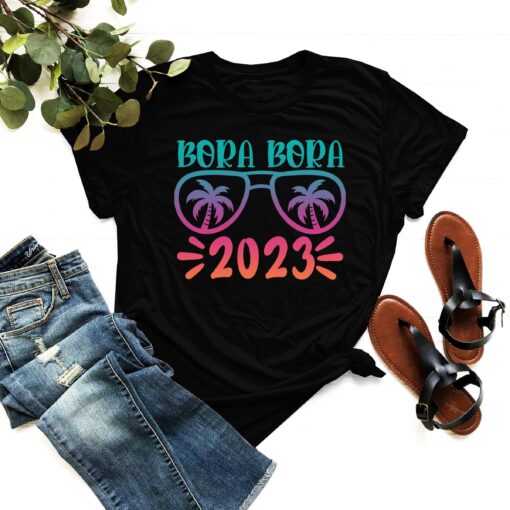 Summer Vacation 2023 T-shirt, Bora Bora 2023 T Shirt - Your Unforgettable Summer Vacation In Bora Bora Shirt