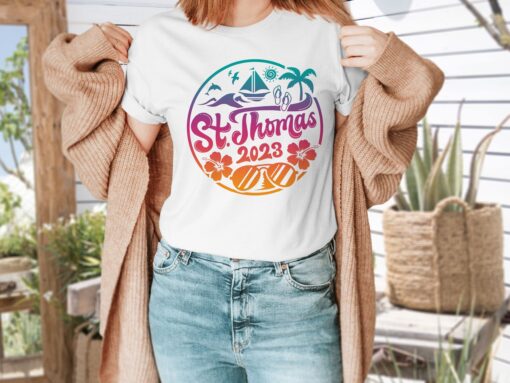 Summer Vacation 2023 T-shirt, St Thomas 2023 T Shirt - St Thomas Summer Vacation Shirt, Virgin Islands Tee