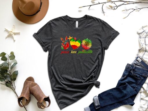 Juneteenth Shirt, Peace Love Juneteenth Shirt, Black Lives Matter Shirt, Freeish Shirt, Black History Month Shirt