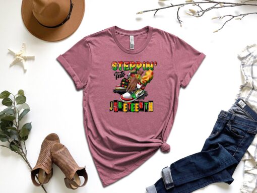 Steppin' Into Juneteenth Shirt, Freeish Shirt, Black History Shirt