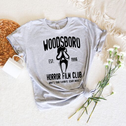 Woodsboro Horror Club Sweatshirt, Scream, Thriller, Horror, Scary, Halloween Sweatshirt, Halloween Shirt