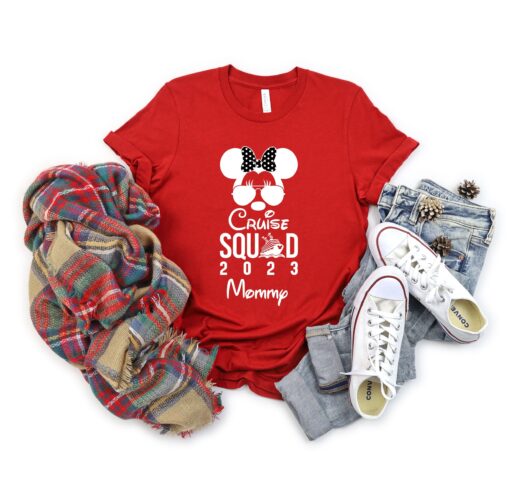 Cruise Squad 2023, Disney Cruise Squad 2023 Shirt,Mickey Minnie Cruise Shirt,Custom Disney Cruise Shirt