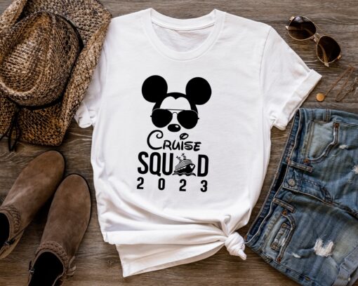 Cruise Squad 2023, Disney Cruise Squad 2023 Shirt,Mickey Minnie Cruise Shirt,Custom Disney Cruise Shirt