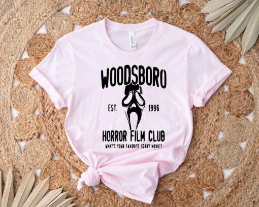 Woodsboro Horror Club Sweatshirt, Scream, Thriller, Horror, Scary, Halloween Sweatshirt, Halloween Shirt