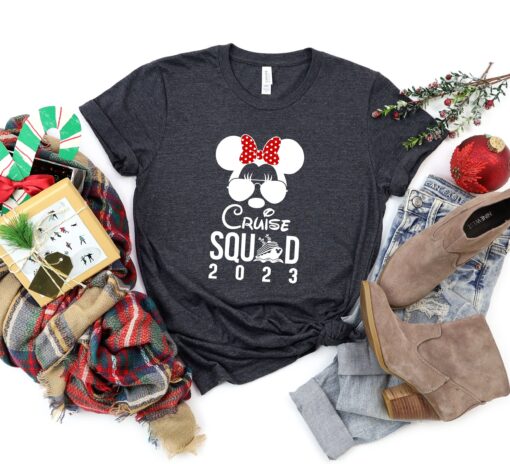 Cruise Squad 2023, Disney Cruise Squad 2023 Shirt,Mickey Minnie Cruise Shirt,Custom Disney Cruise Shirt