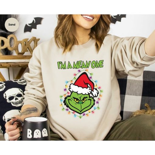 Christmas Grinch Sweatshirt, Christmas Sweatshirt