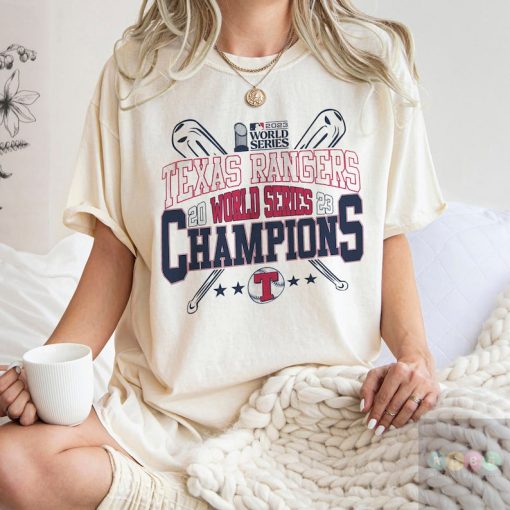 Texas Rangers '47 2023 World Series Champions Parkway Cropped Comfort Colors Shirt