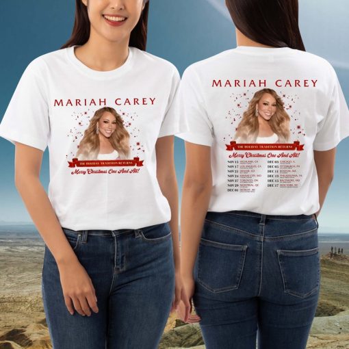 Mariah Carey 2023 Tour Shirt, Mariah Carey Merry Christmas One and All Tour 2023 Shirt