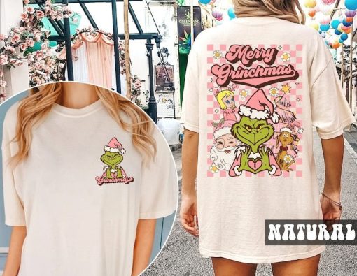 Retro Merry Grinchmas tshirt, Grinch Christmas tshirt