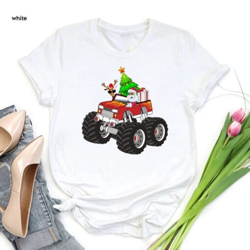 Santa's Monster Truck T-Shirt