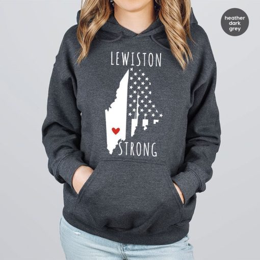 Maine Strong Tees and Hoodies, Lewiston Strong Hoodies