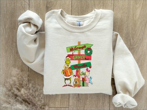 Grinch Christmas Sweatshirt, Grinch Sweatshirt